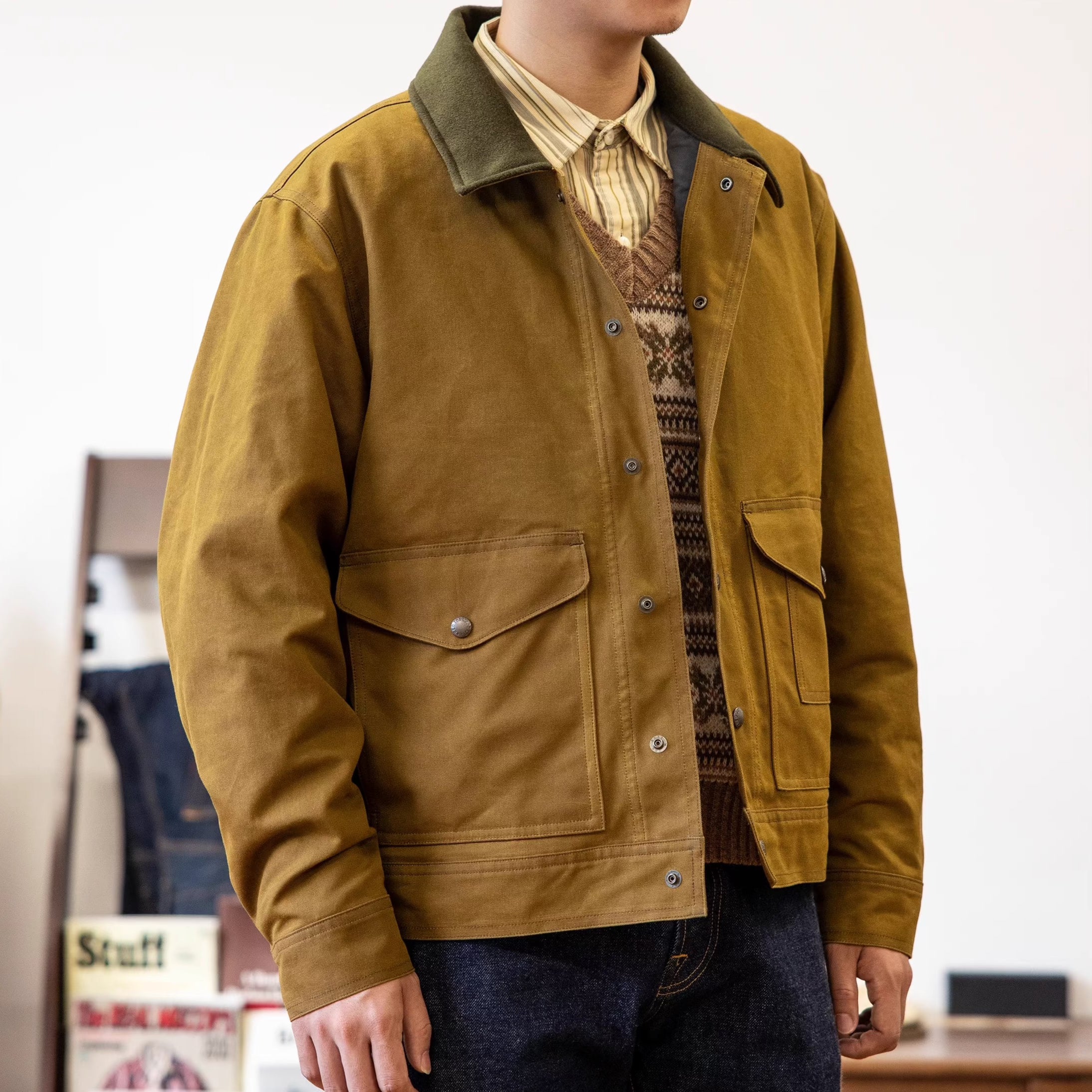 WORKWEAR WAXED JACKET KINGSTON - Protect and Ride