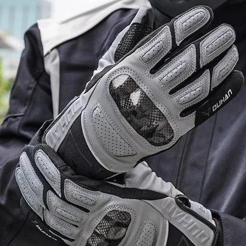 SUMMER CARBON RIDING GLOVES VESUVO - Protect and Ride