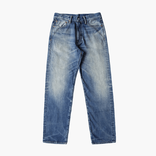 LOOSE WASHED SELVEDGE JEANS JOB - Protect and Ride