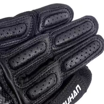 SUMMER CARBON RIDING GLOVES VESUVO - Protect and Ride