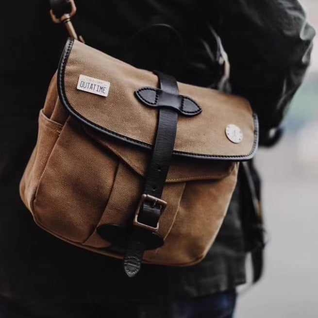 MESSENGER WAXED CANVAS BAG WES - Protect and Ride