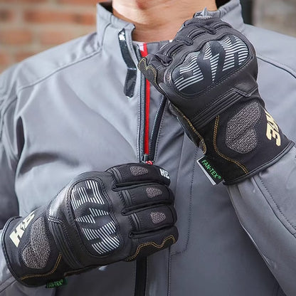 WARM WATERPROOF SHEEPSKIN RIDING GLOVES VELSAR - Protect and Ride