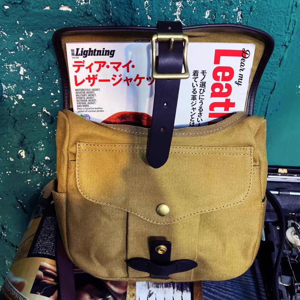 MESSENGER WAXED CANVAS BAG WES - Protect and Ride