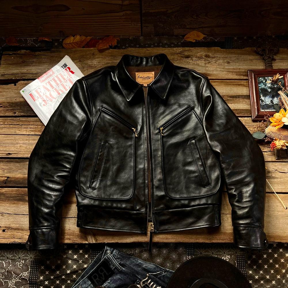 HORSEHIDE LEATHER JACKET KRISS - Protect and Ride