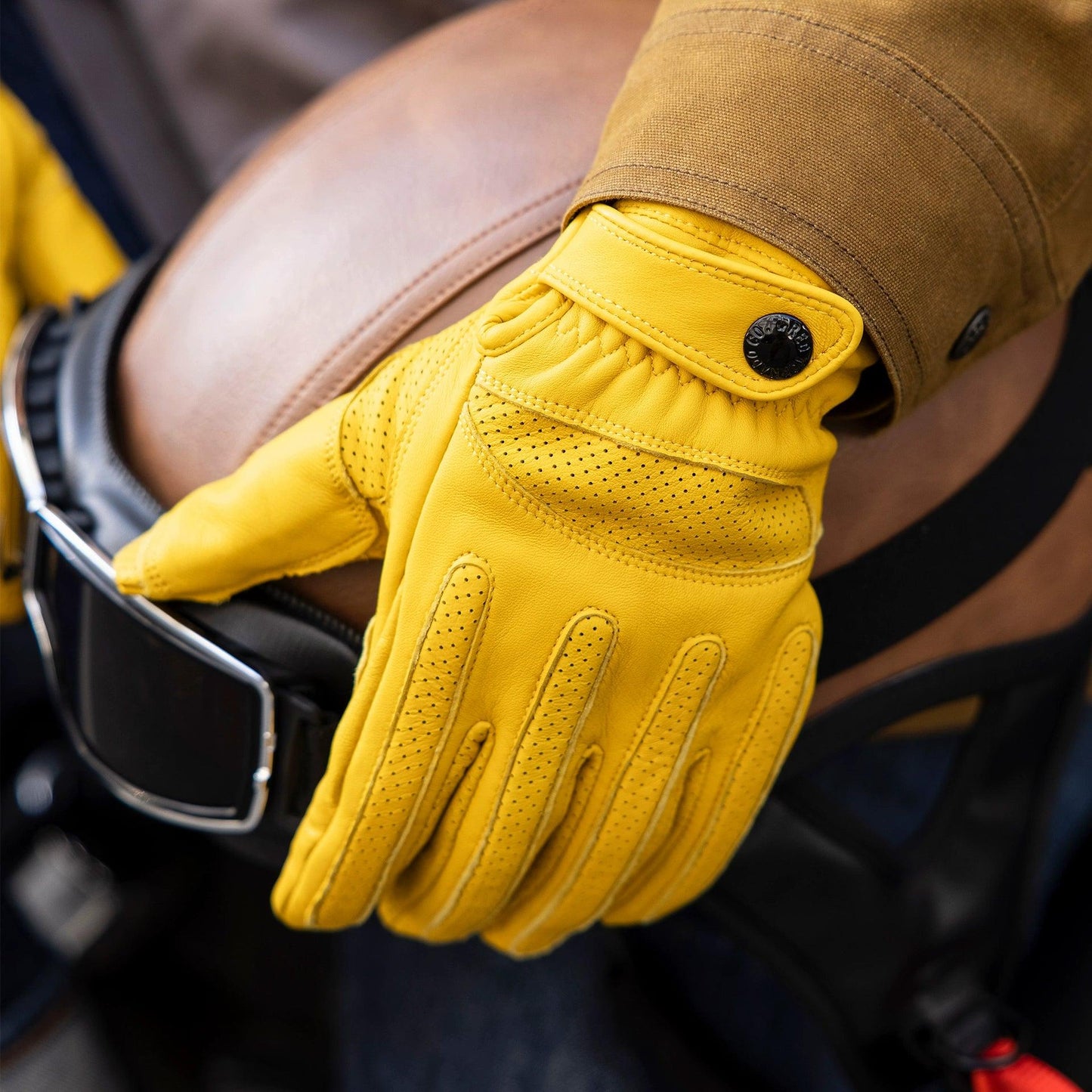 WINTER LEATHER RIDING GLOVES VERCOR - Protect and Ride