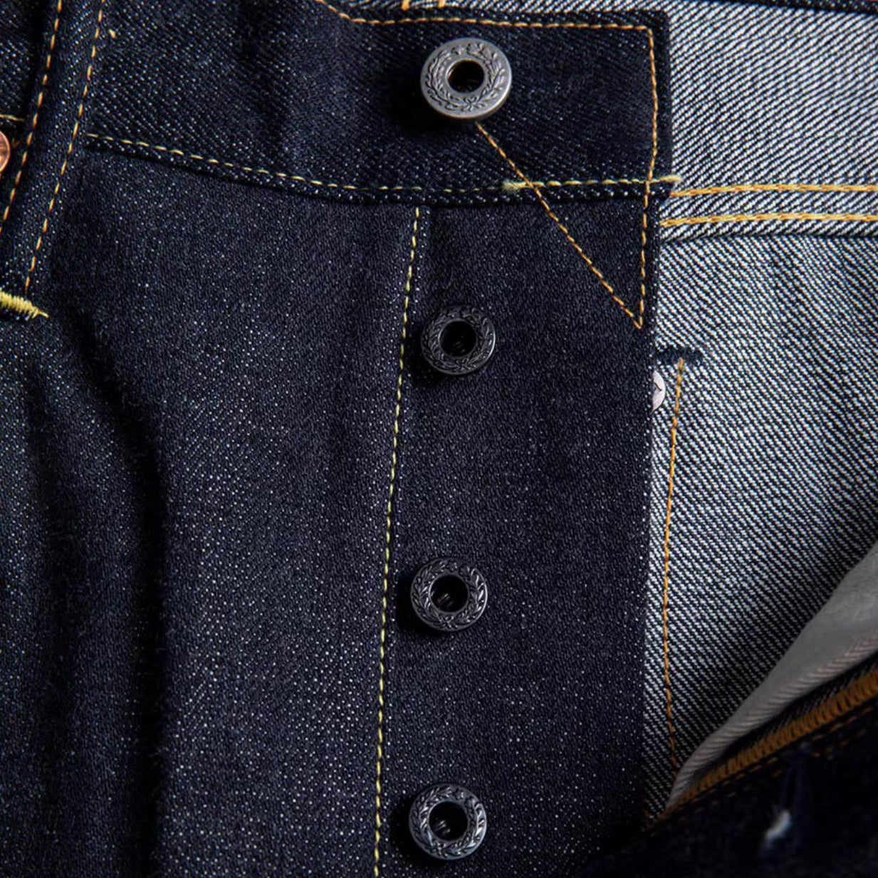 RAW SELVEDGE DENIM JUNYA - Protect and Ride