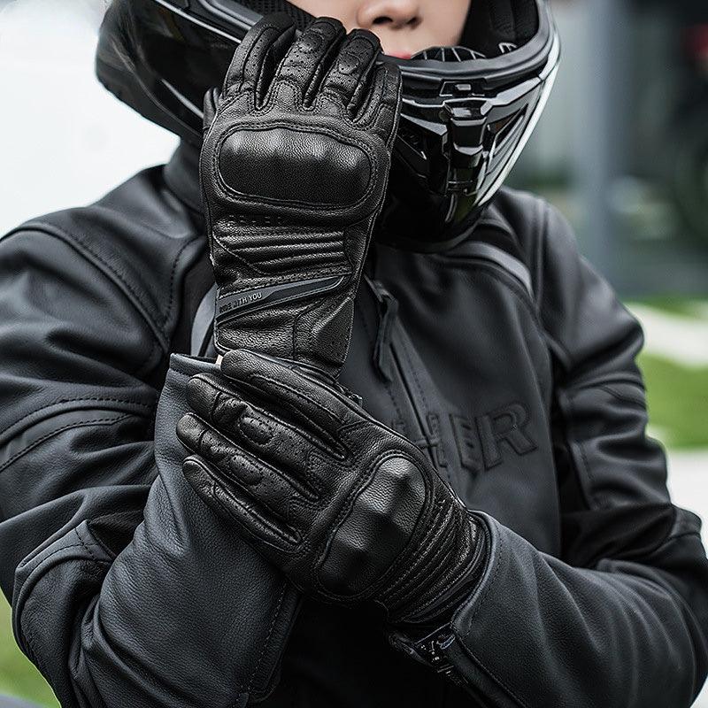 LEATHER RIDING GLOVES VICK - Protect and Ride