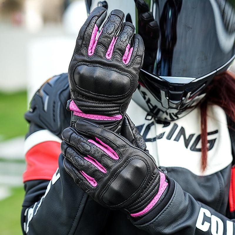 LEATHER RIDING GLOVES VICK - Protect and Ride