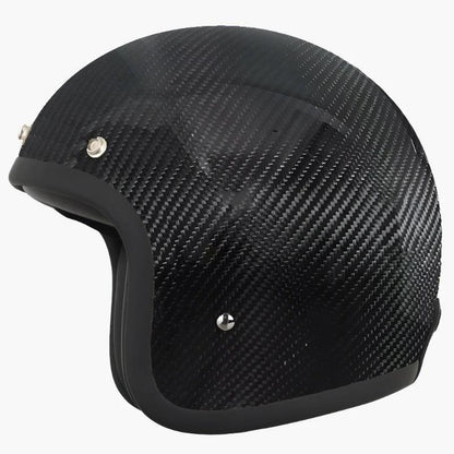 3/4 OPEN FACE 3K CARBON FIBER HELMET HALE - Protect and Ride