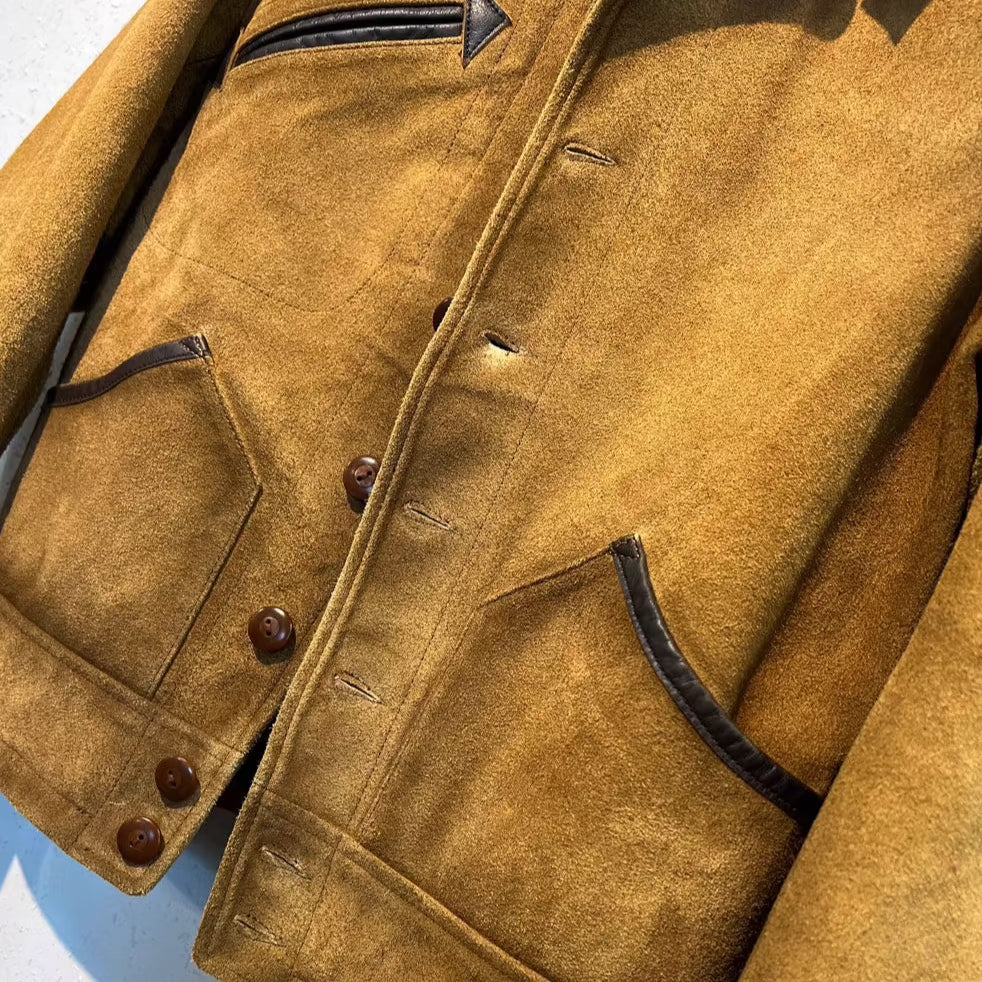 SUEDE COWHIDE WESTERN JACKET KOSTGROVES - Protect and Ride