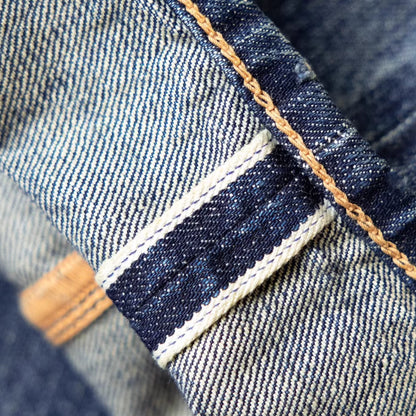 LOOSE WASHED SELVEDGE JEANS JOB - Protect and Ride