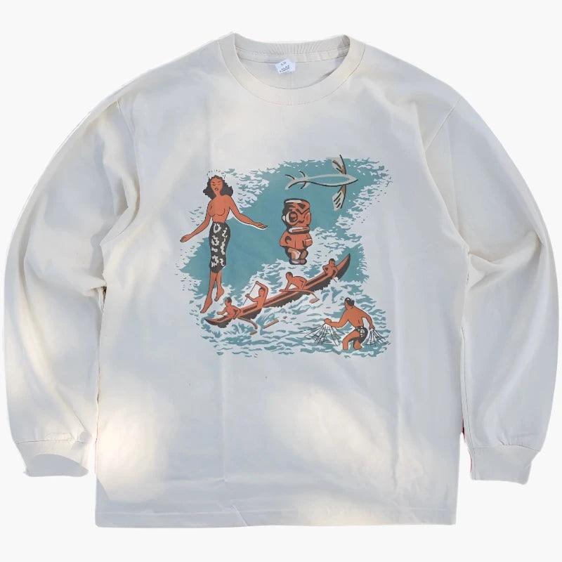 ALOHA LONG-SLEEVE TEE - Protect and Ride