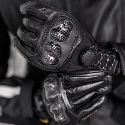 CARBON RIDING GLOVES VARVE - Protect and Ride