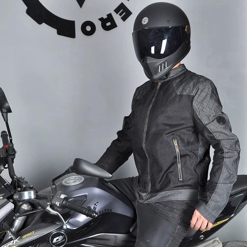 BREATHABLE SUMMER JACKET KEVAN - Protect and Ride