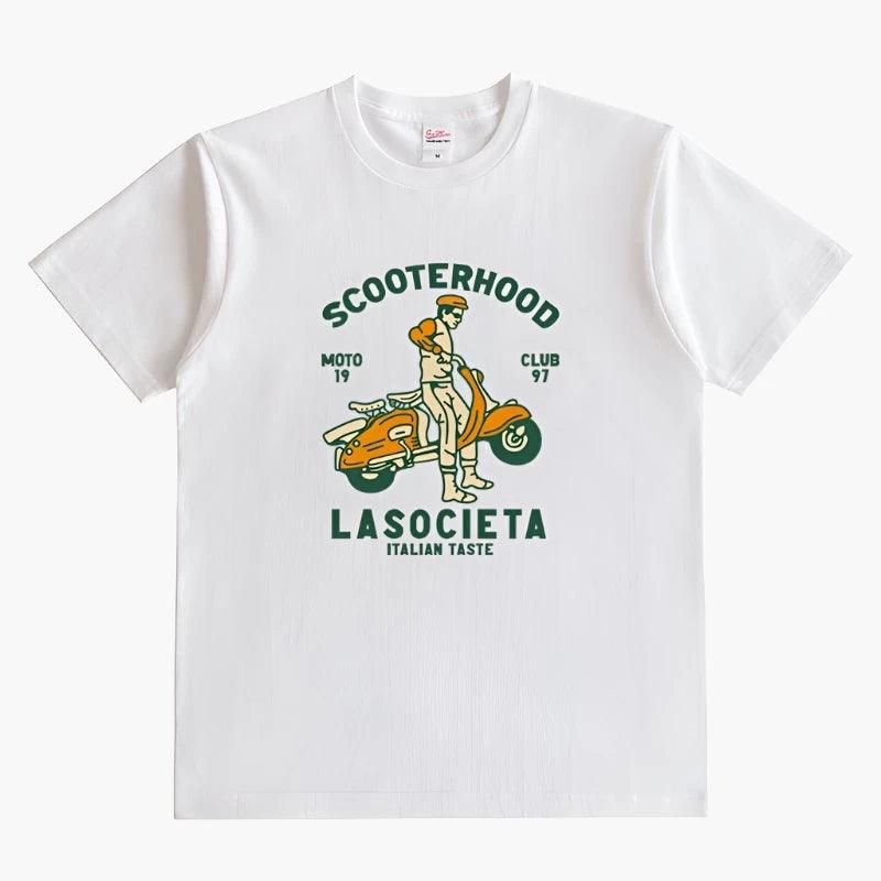 RETRO ITALIAN SCOOTER TEE - Protect and Ride