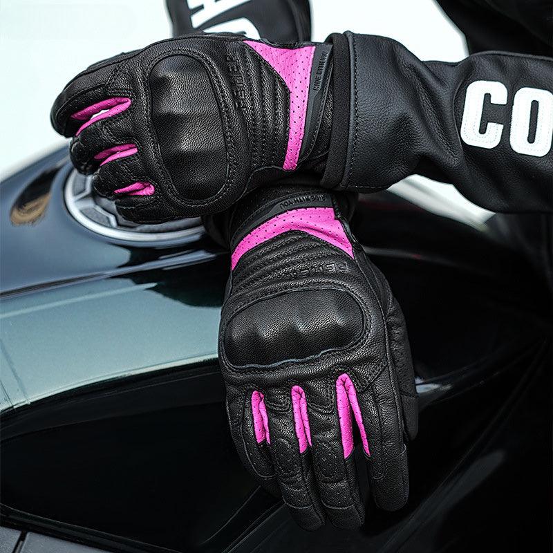 LEATHER RIDING GLOVES VICK - Protect and Ride