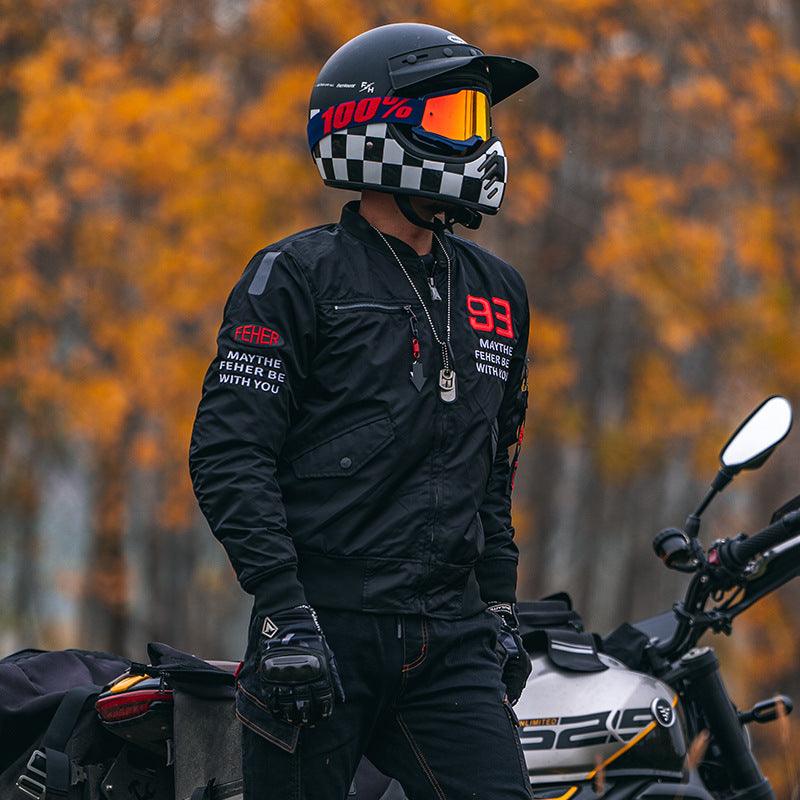 WATERPROOF RIDING BOMBER JACKET KASH - Protect and Ride