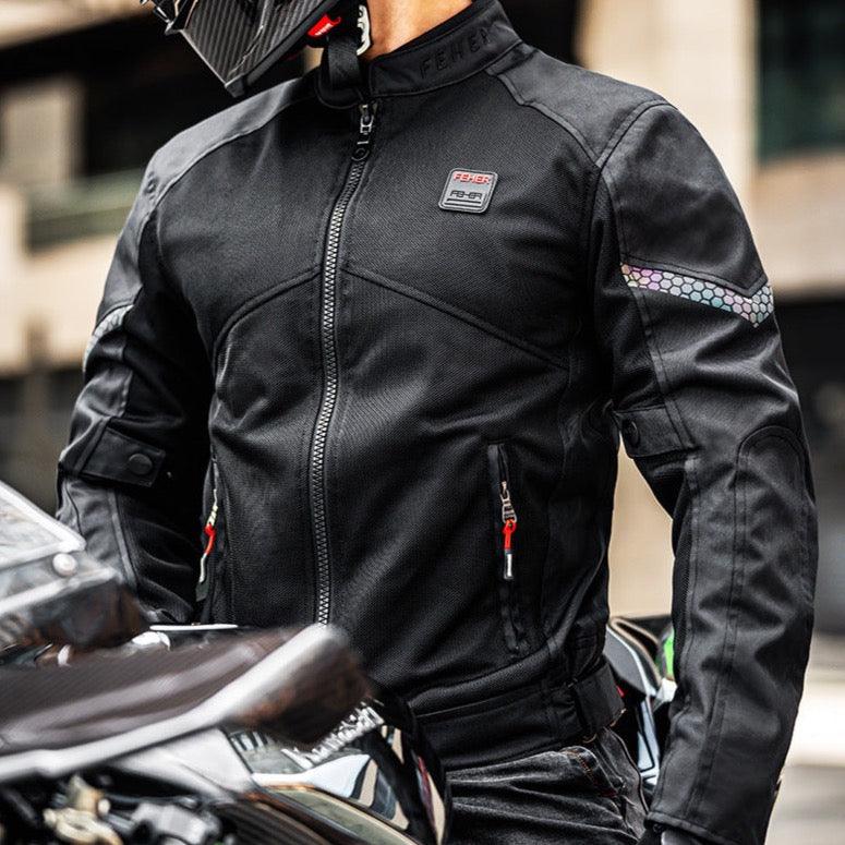 JERSEY MESH SUMMER MOTORCYCLE JACKET KYLE - Protect and Ride