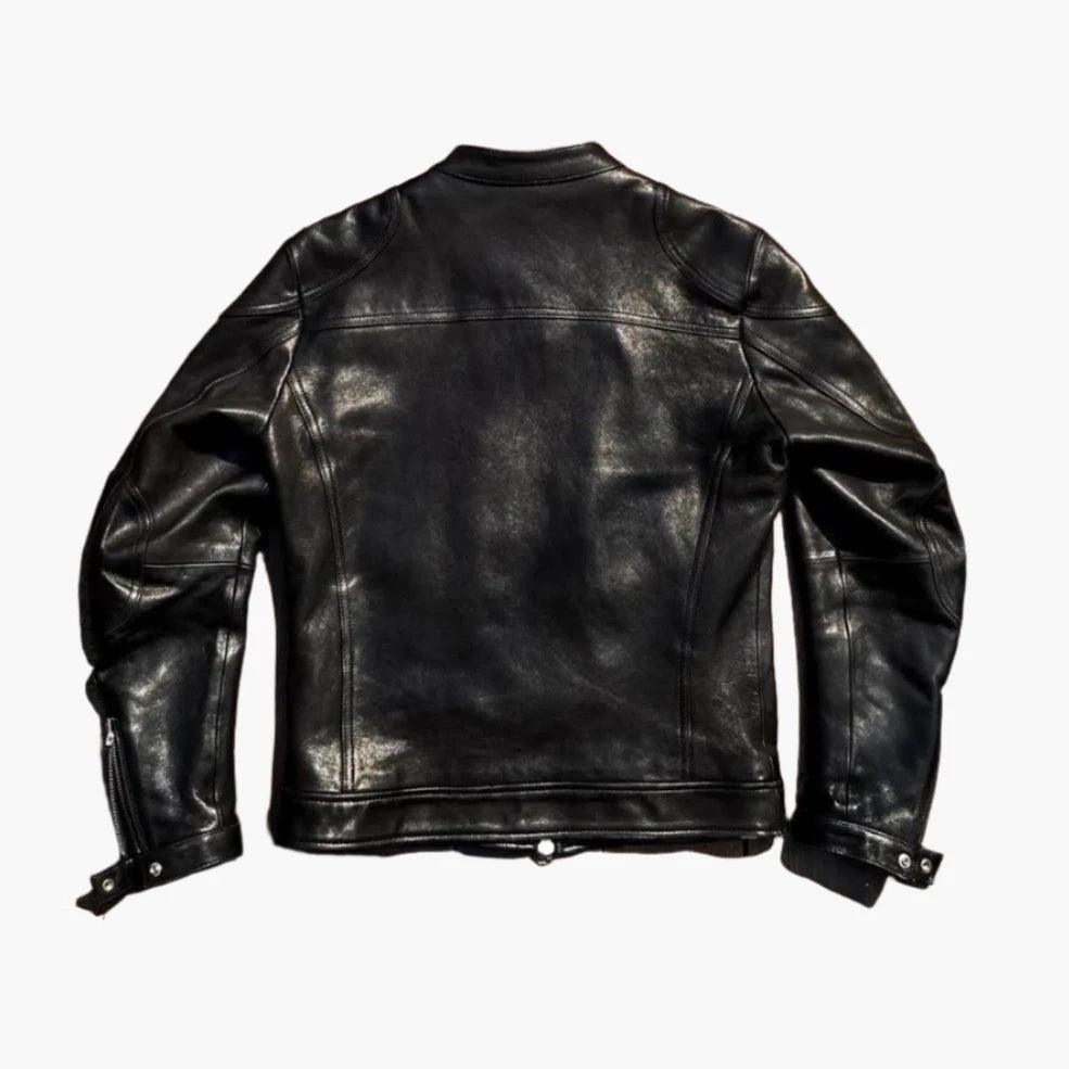 WAXED LEATHER JACKET KOSS - Protect and Ride