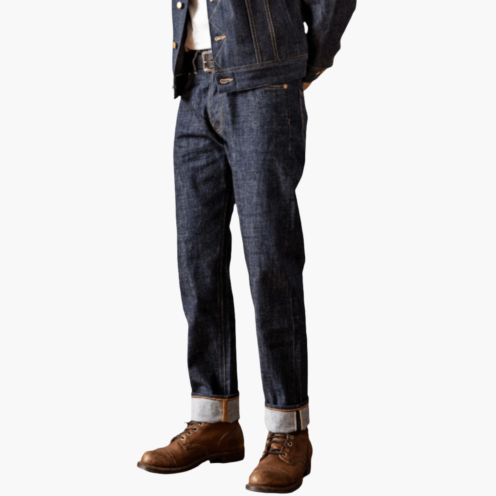 SLIM TAPERED SELVEDGE RAW DENIM JOST - Protect and Ride