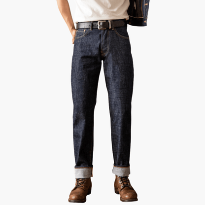 SLIM TAPERED SELVEDGE RAW DENIM JOST - Protect and Ride